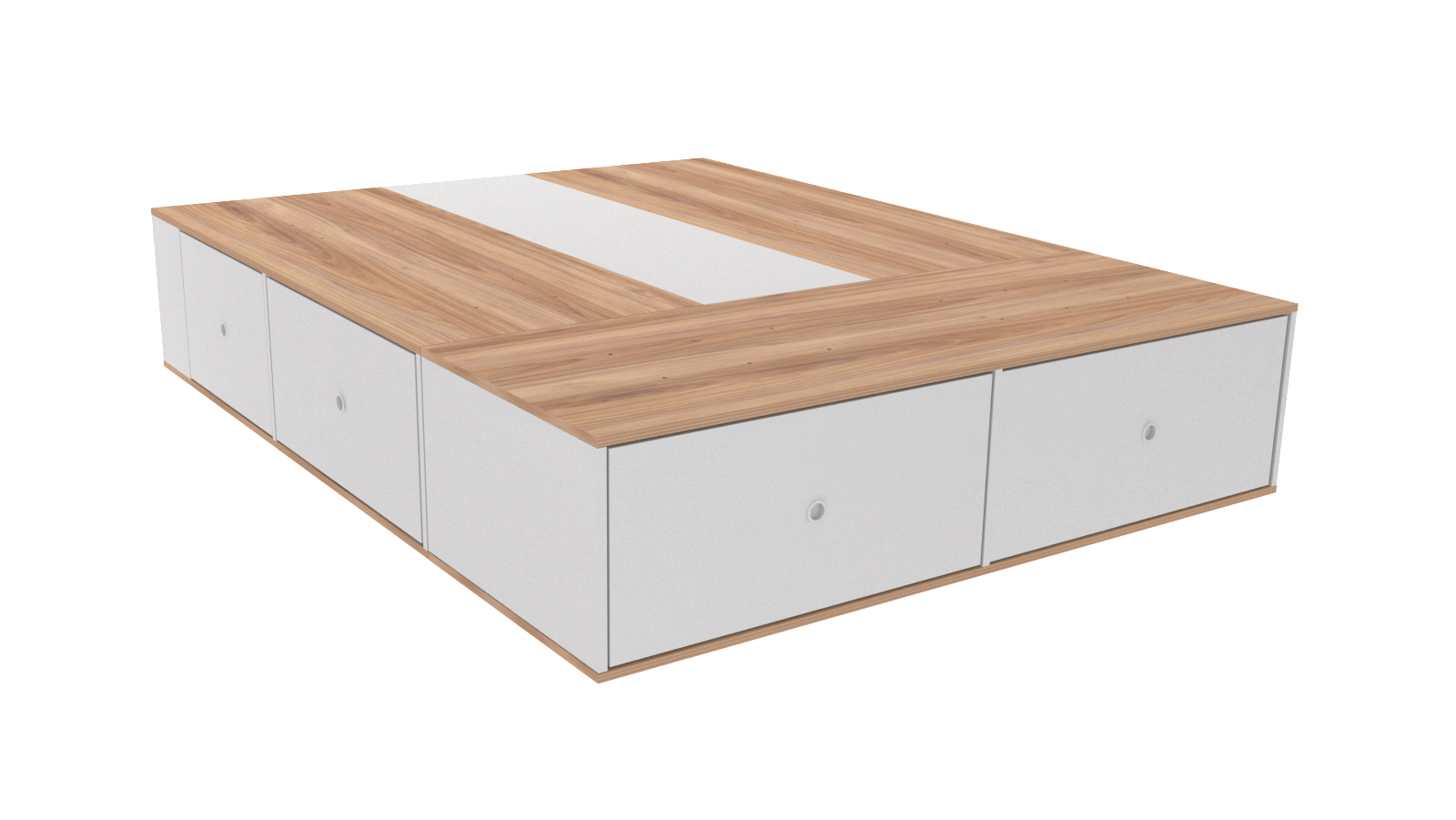 Cama Base de Colchón con 6 cajones 150 cm - 3000 - Scotch