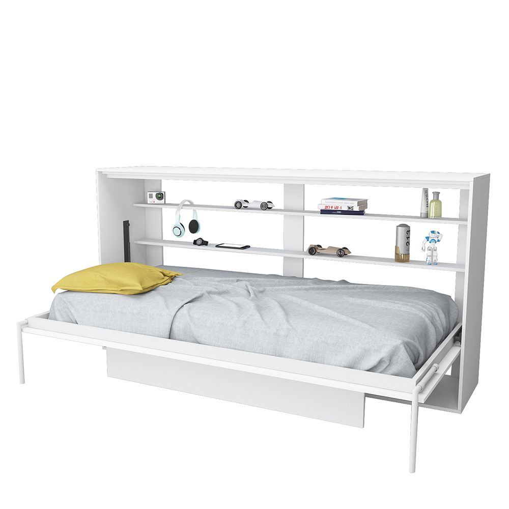 Cama Rebatible Horizontal 80-90 - 3020 - Blanco