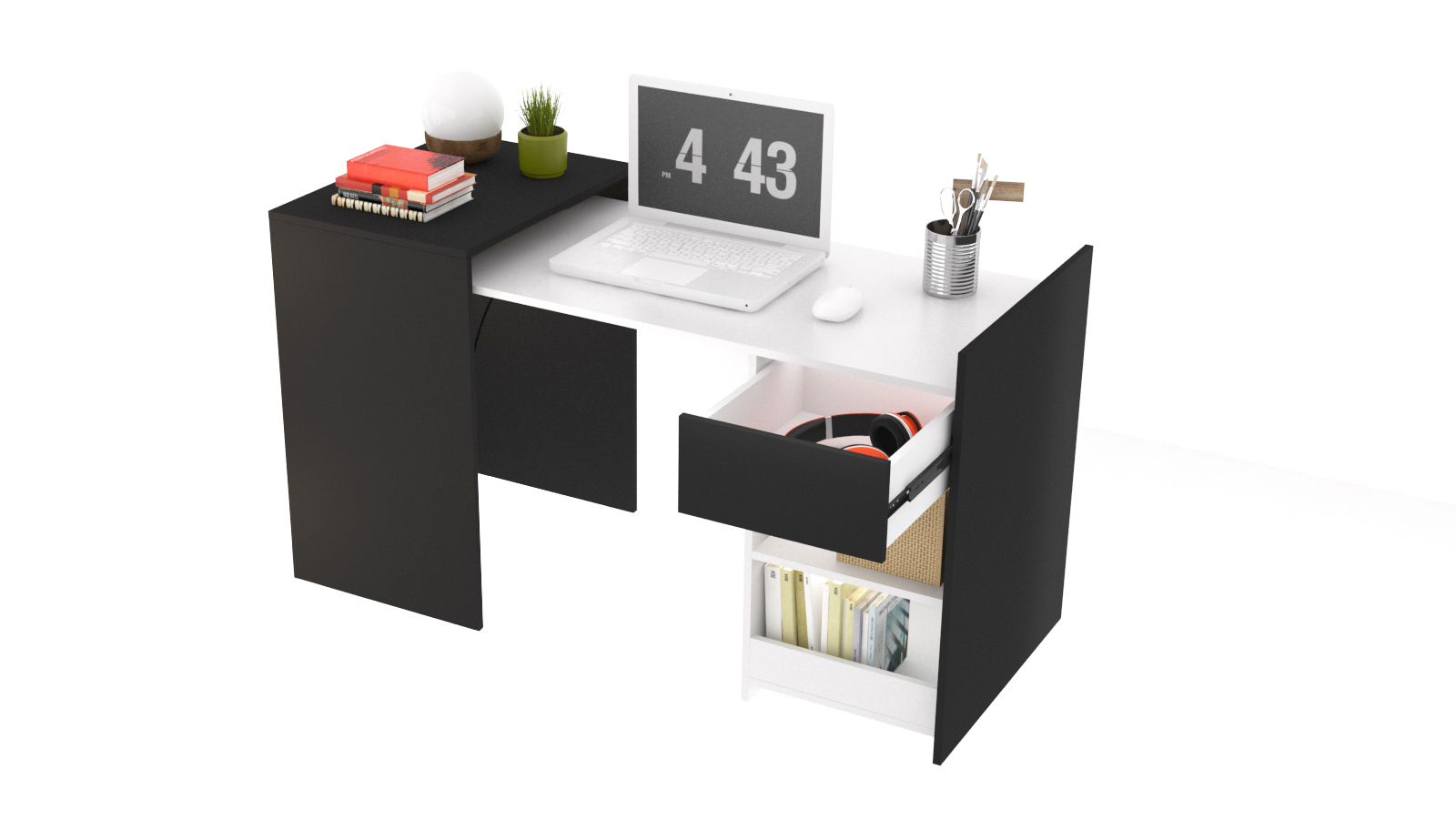 Escritorio Mesa Plegable Extensible Multiuso - 5004 - Sauco