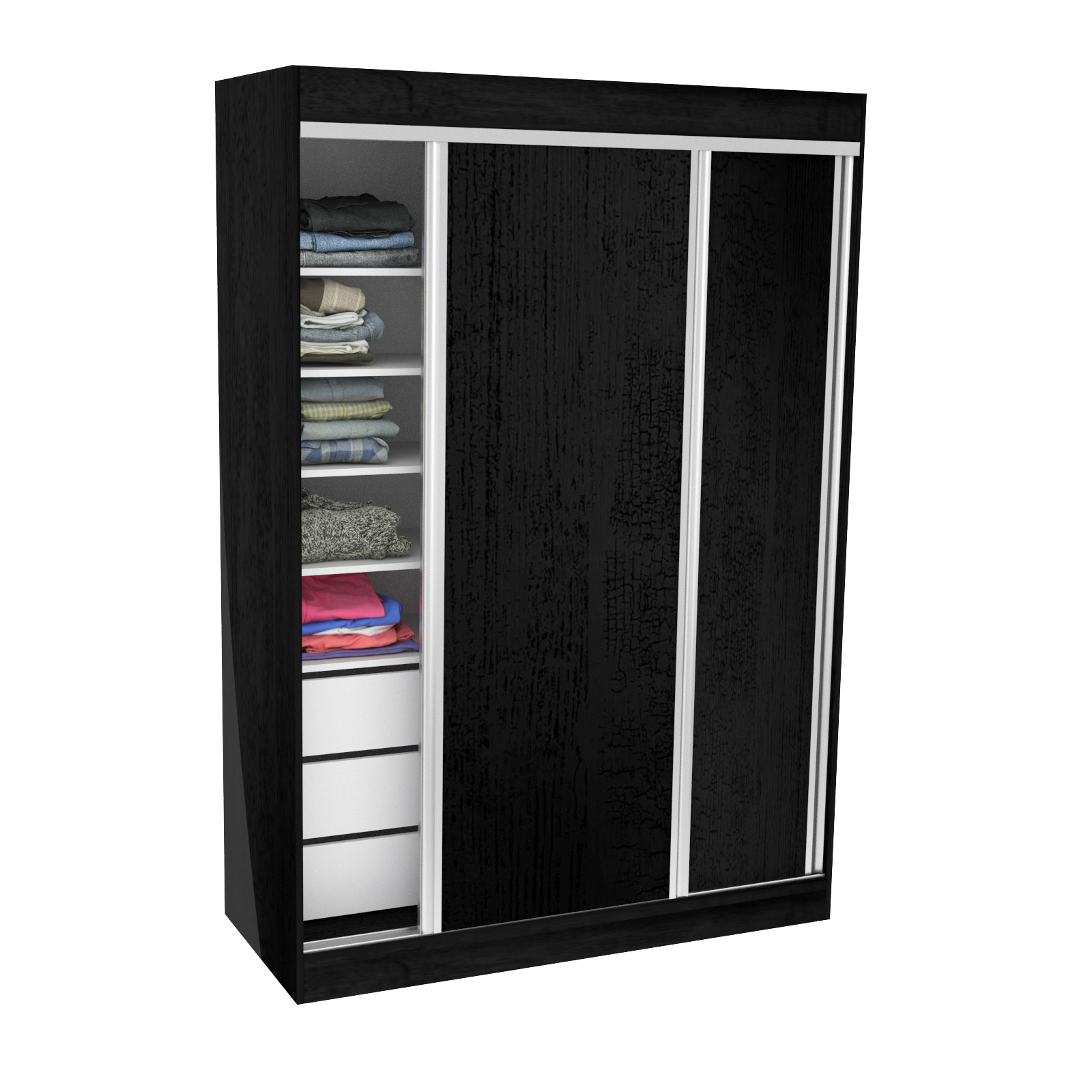 Placard Vestidor 2 Puertas Corredizas 140X200 - 520 - Sauco