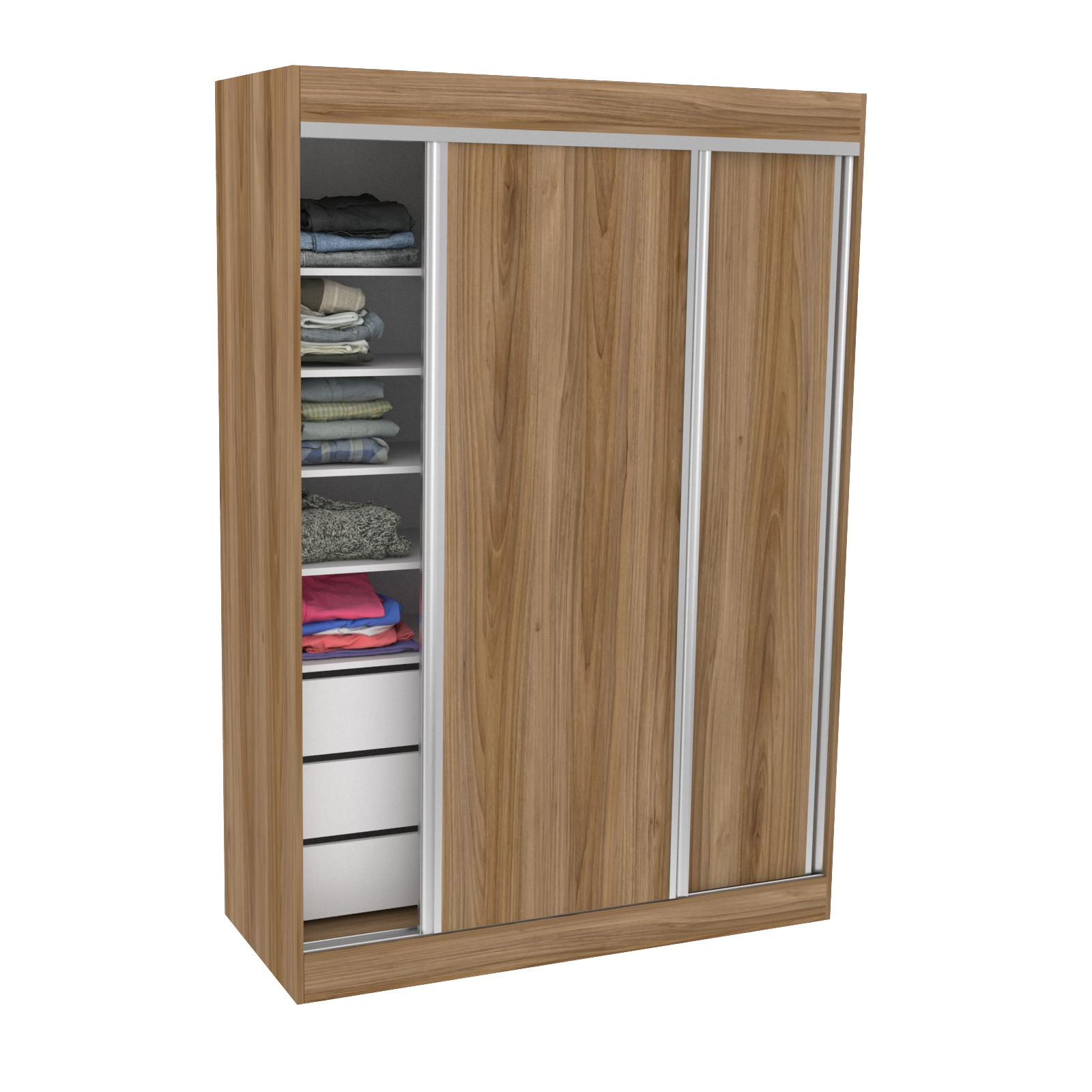 Placard Vestidor 2 Puertas Corredizas 140X200 - 520 - Scotch