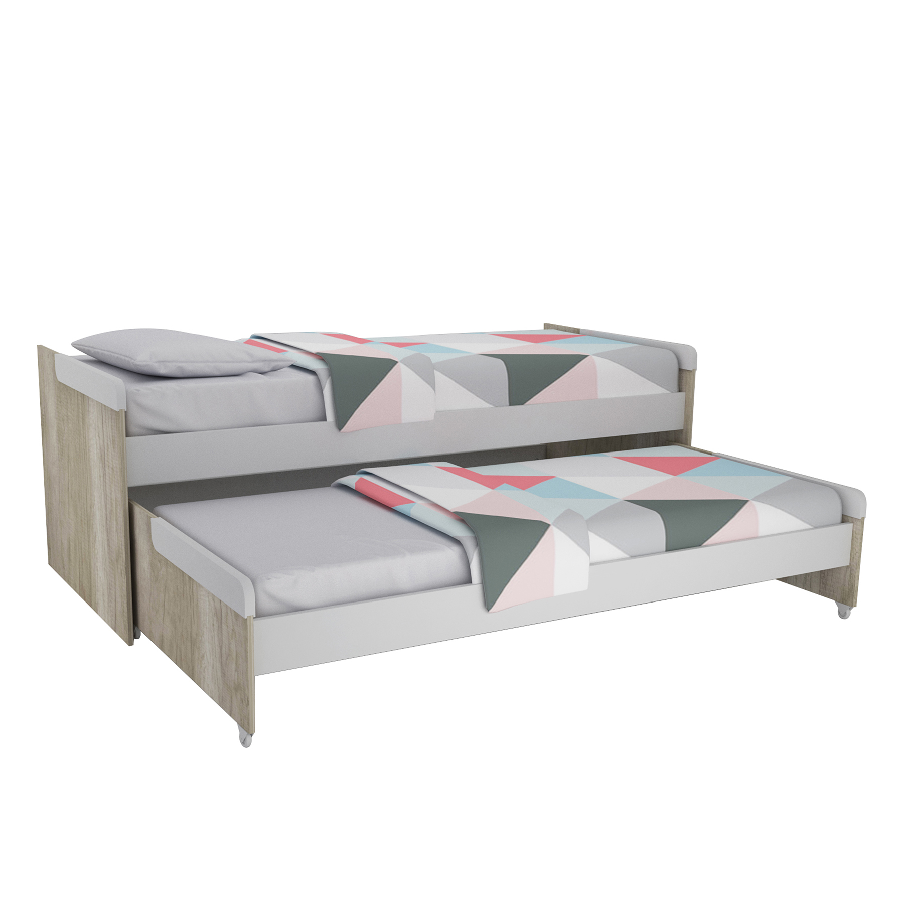 Cama Nido Doble - 900 - Helsinki Blanco
