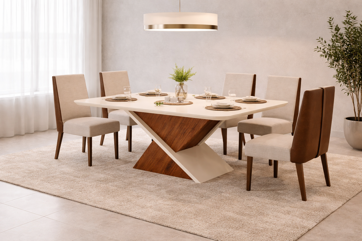 MESA MADERA 2,00 LUXURY COMBINADA