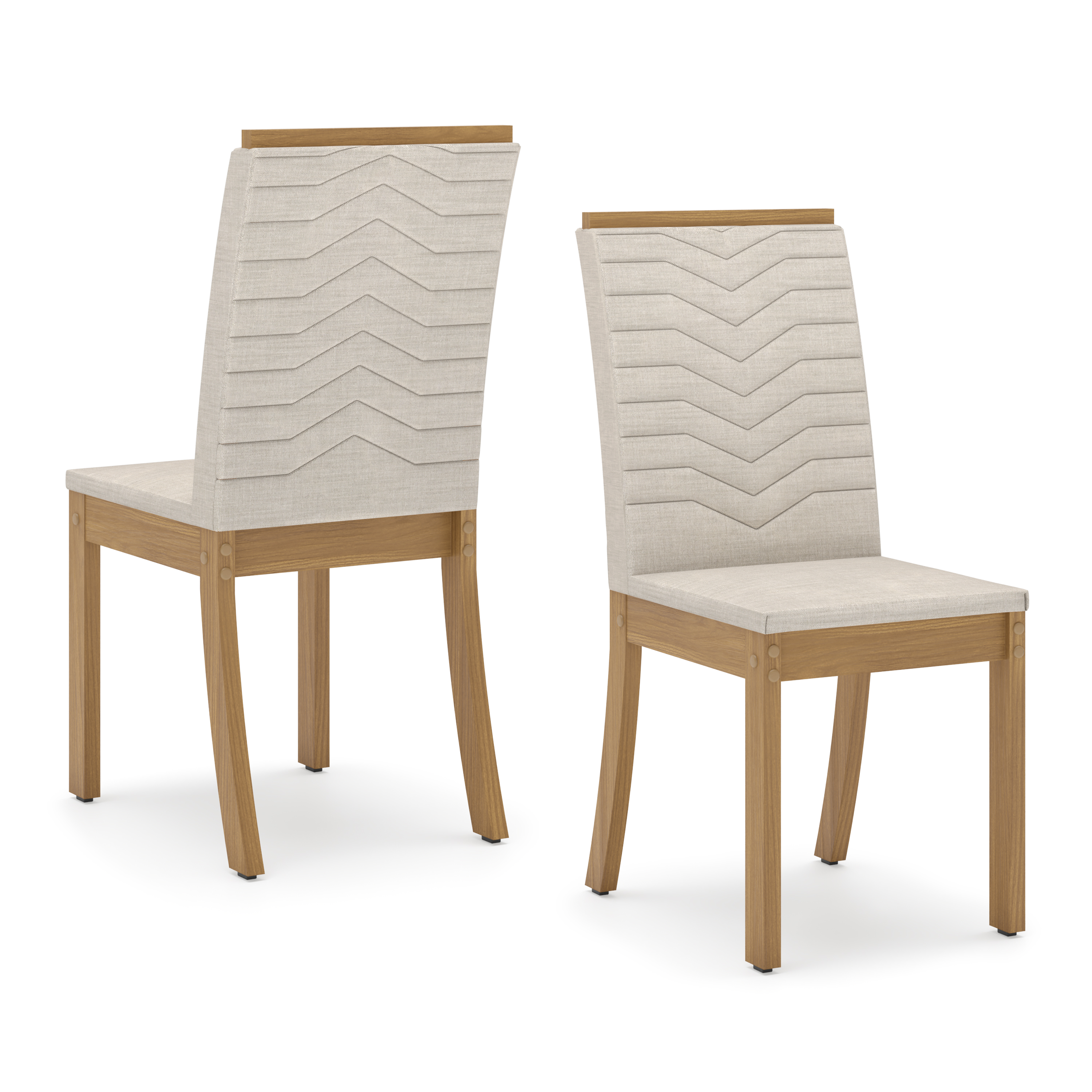 SILLA VICTORIA LINO, PATAS MELAMINA