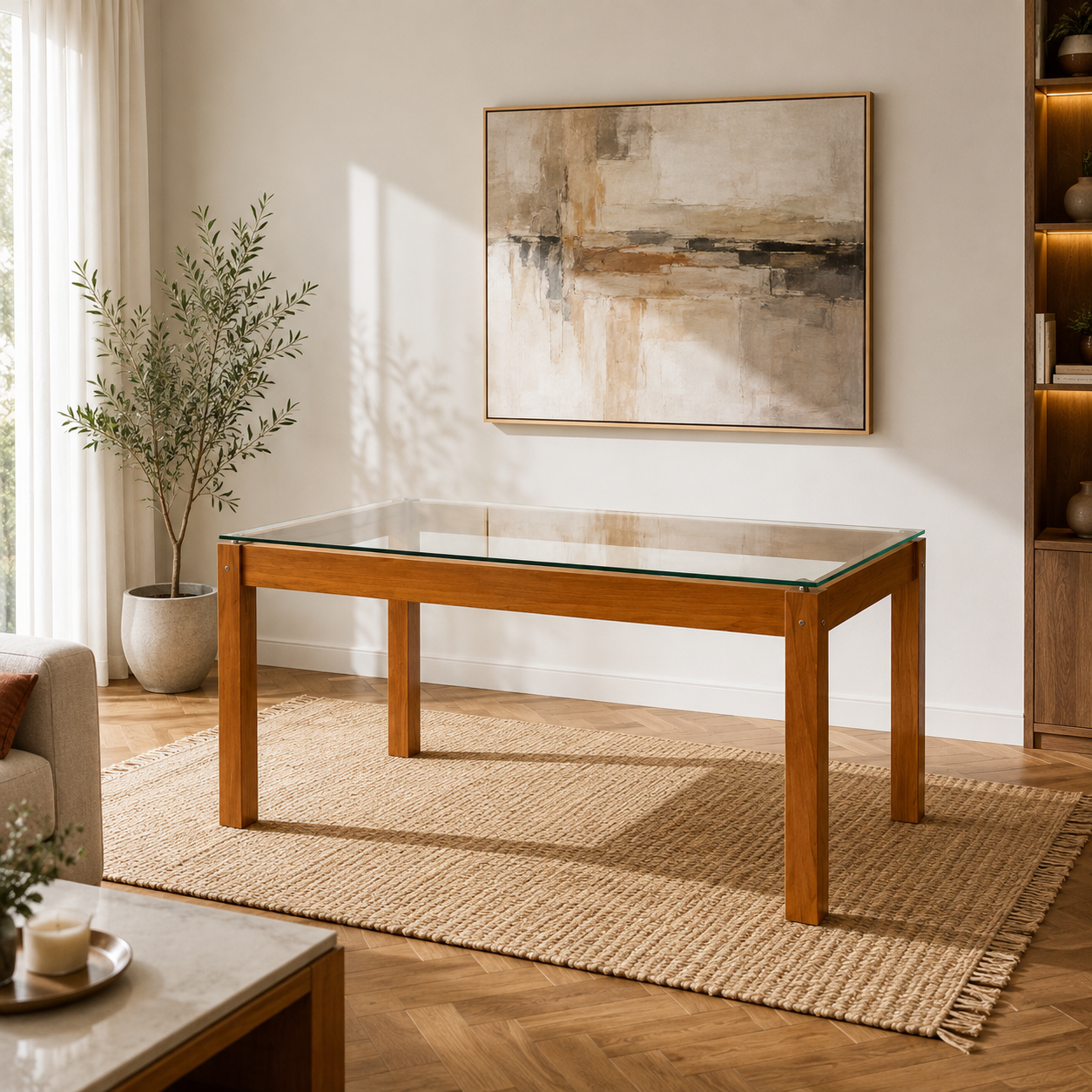 MESA VIDRIO 1,50 IBERIA PARAISO 50% OFF últimas 2 a: