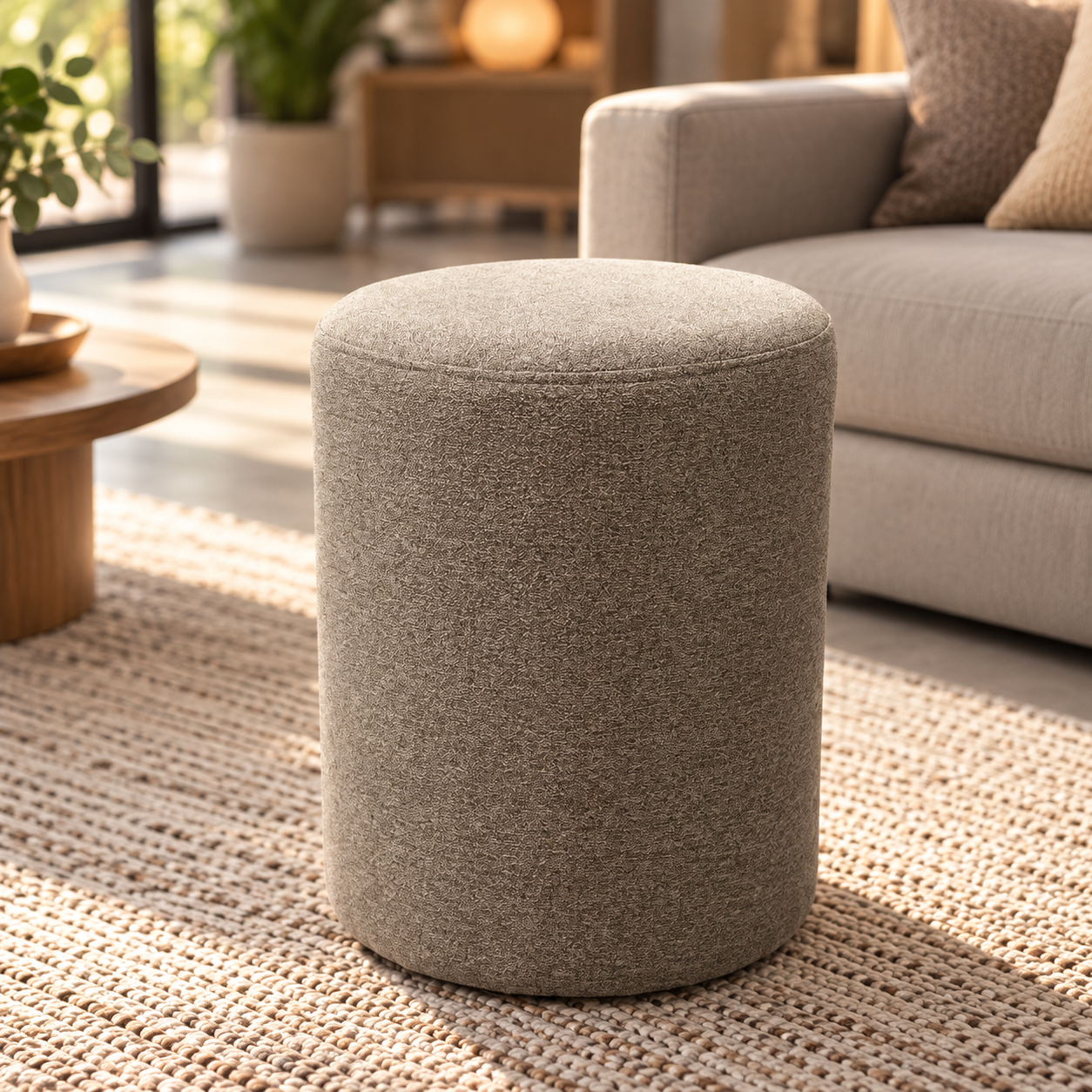 PUFF CILINDRO MULLIDO DE 35 X 40 alto