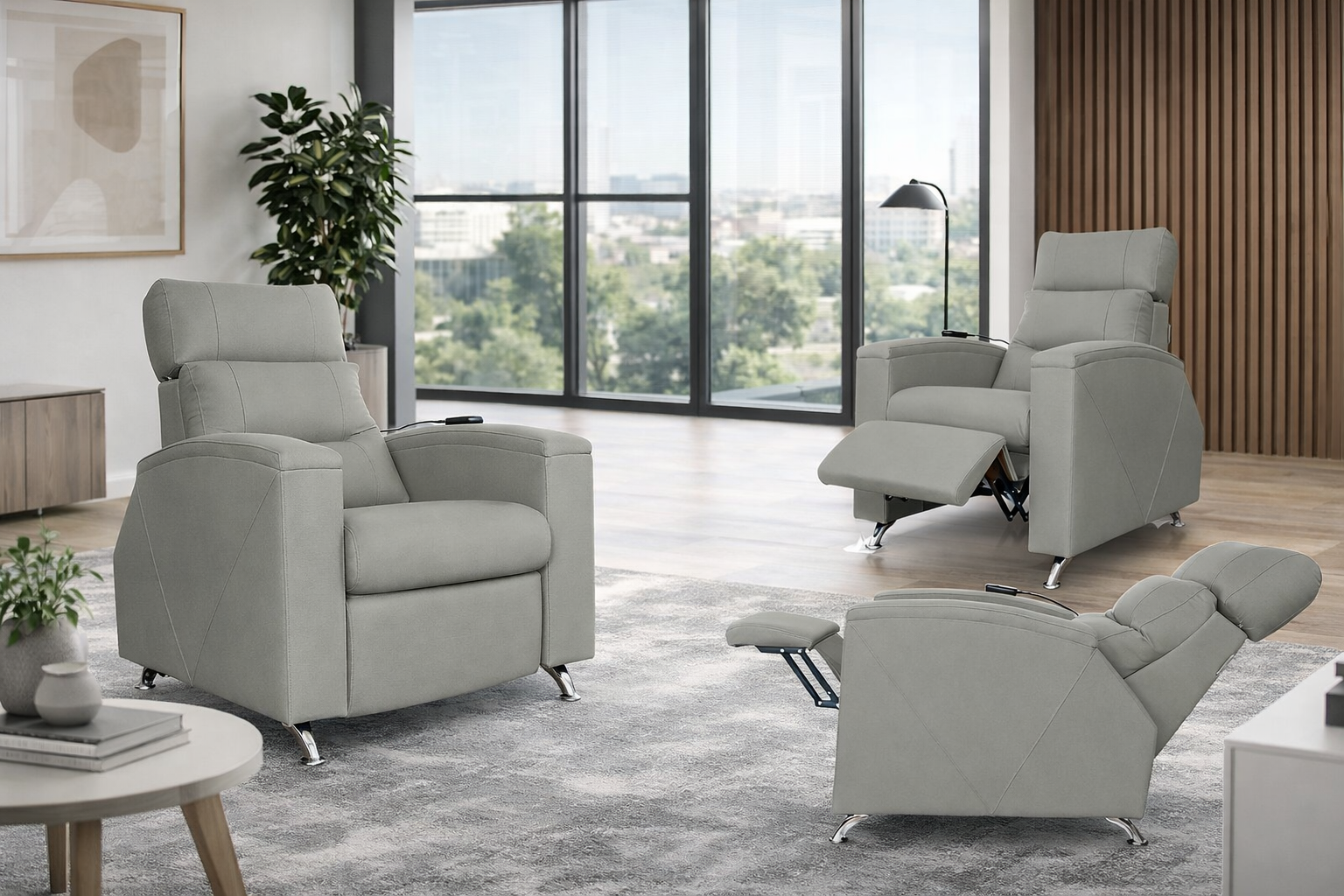 POLTRONA RECLINABLE ELECTRICA HARMONY