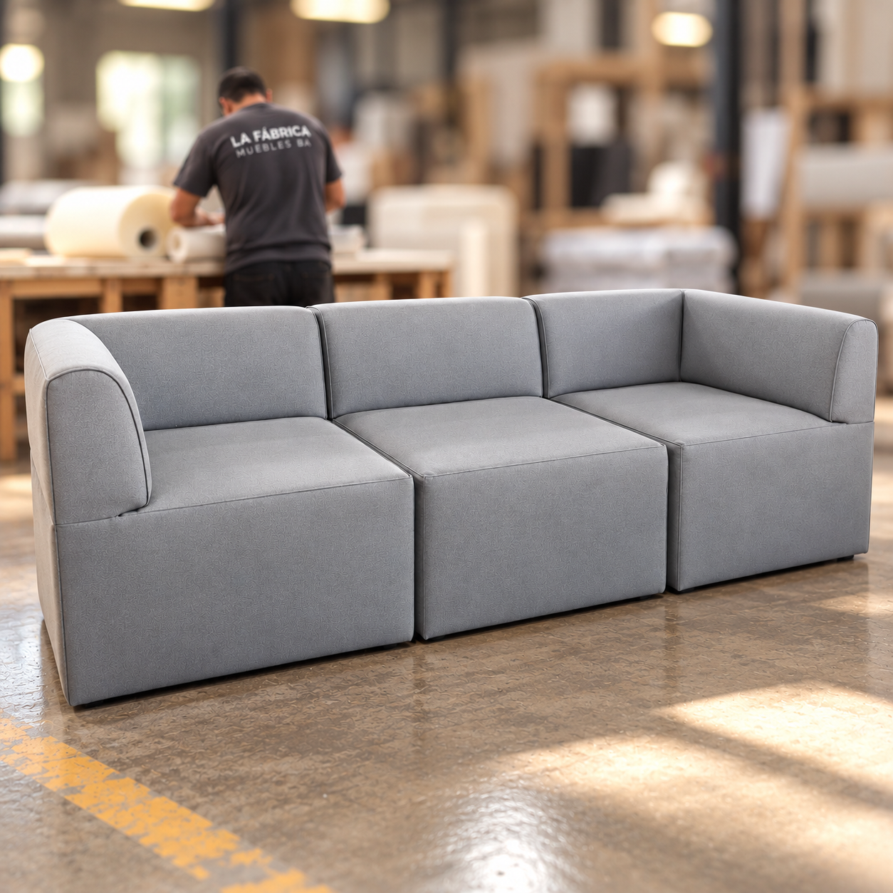 SOFA 3 CPOS EMILY 3 MODULOS 30% OFF quedan solo 2 a: