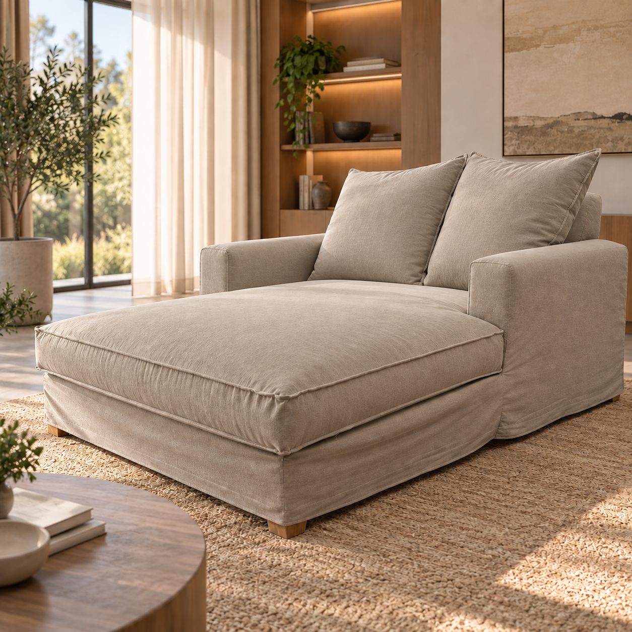 SOFA CAMA ZARA 1,30 FUNDA TUSSOR ultimo stock