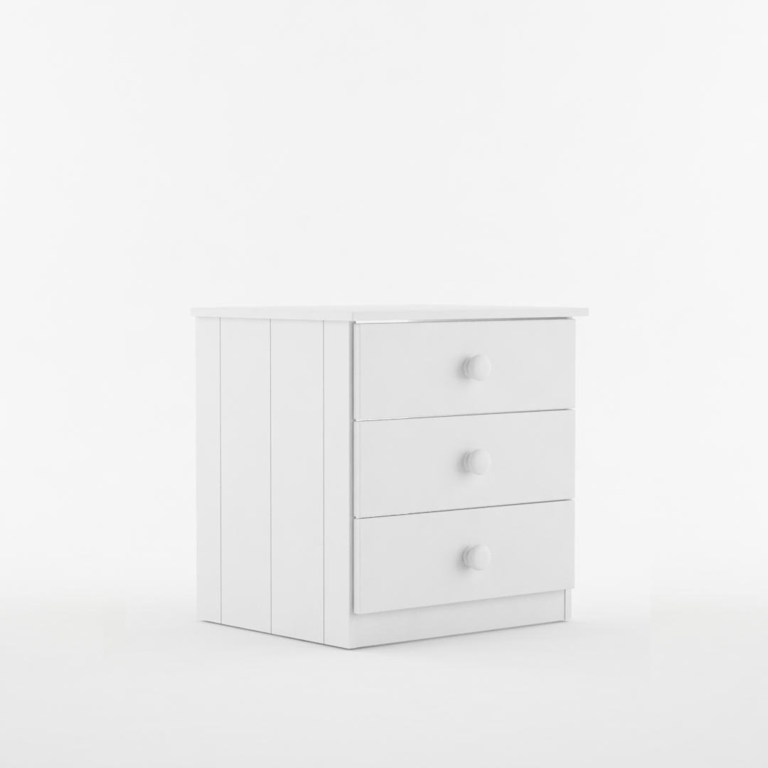 MESA DE LUZ COUNTRY BLANCO 51 X 45 X 56- LA VALENZIANA- quedan 6