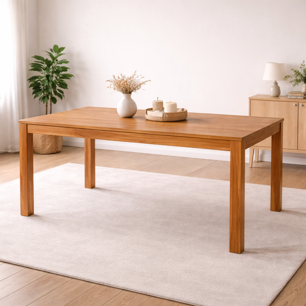 MESA EXTENSIBLE 1,30 A 1,80 PARAISO LATERAL